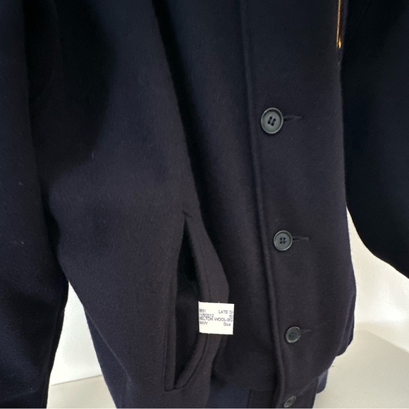 Late Show David Letterman Wool Varsity Jacket Made USA Size L Golden Bear - Picture 12 of 12